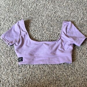Lavender Crop Top